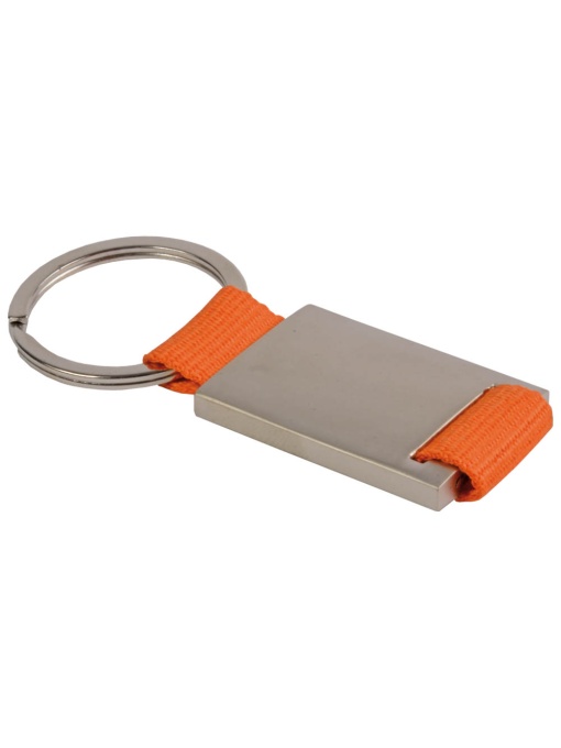 ON™ Metal and nylon key ring in a black box