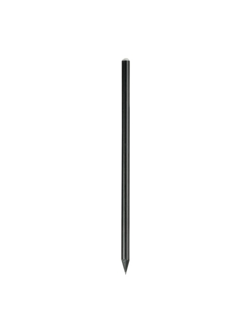 ON™ Black wooden pencil with graphite lead, black wood, cylindrical cross-section