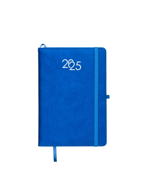 ON™ Daily diary 2025 with recycled PU cover with edge stitching and pen holder
