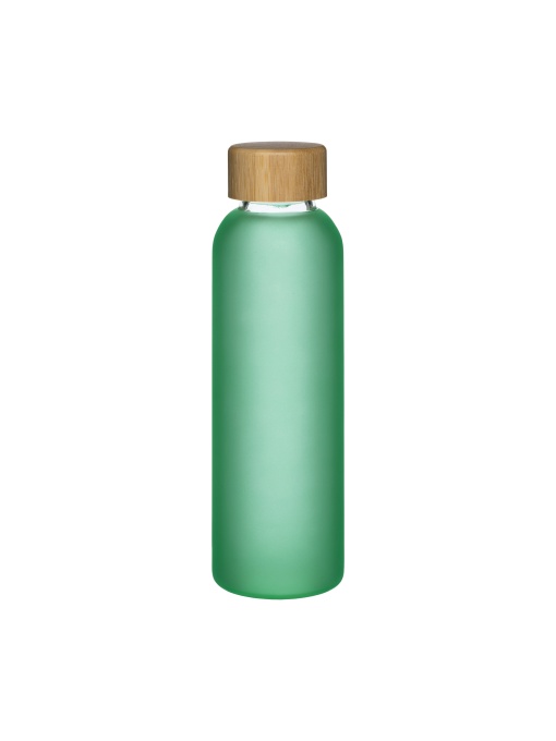 ON™ Frosted glass bottle and bamboo lid, capacity 500 ml