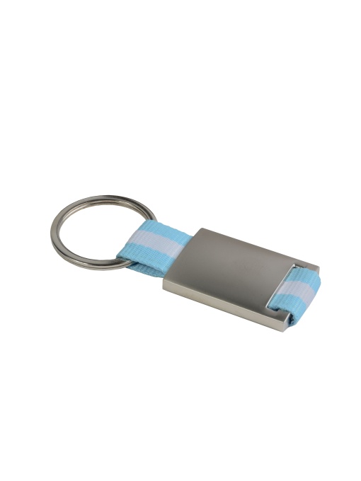 ON™ Metal and nylon key ring in a black box