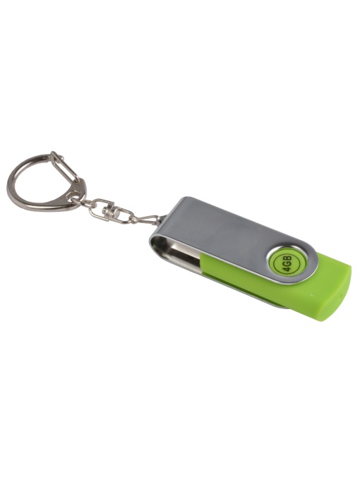 ON™ Rotatable, 4 GB, rubberised ABS/metal pen drive. Upload on request with delivery in 2 week