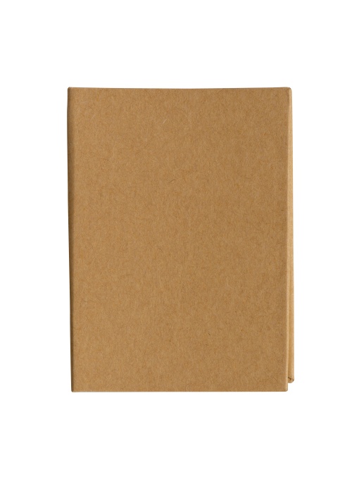 ON™ Small cardboard notebook containing sticky notes