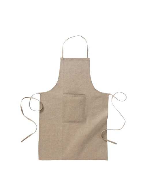 ON™ Long apron 100 % recycled cotton, with front pocket