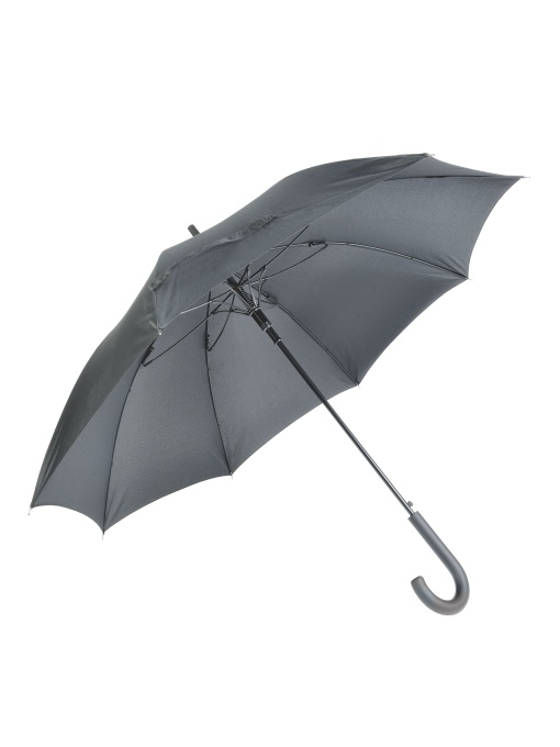 ON™ Umbrelă automată cu mâner cauciucat și vârf – mâner ușor pătat