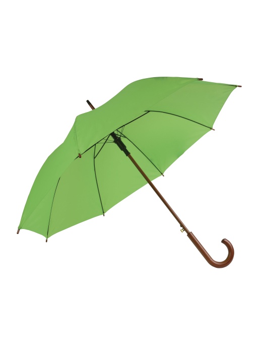 ON™ Umbrelă automată cu tijă, vârf și mâner din lemn