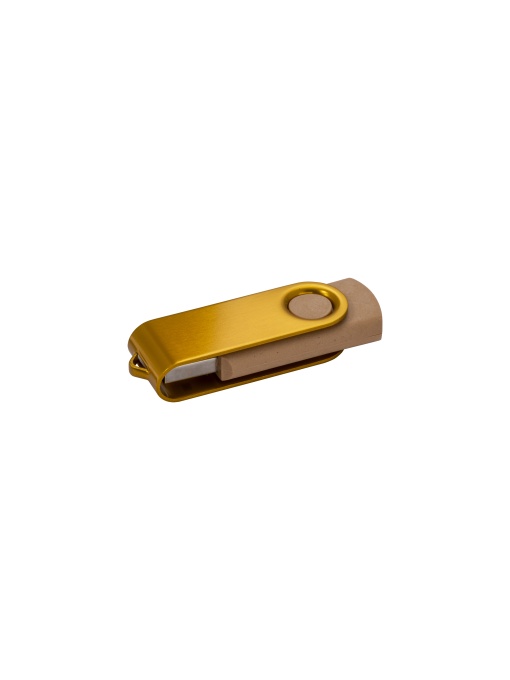 ON™ USB flash drive made of wheat straw, biodegradable resin and metal 4Gb
