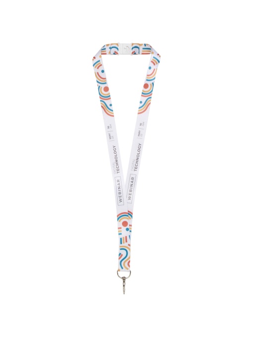 PF™ Addie sublimation lanyard with safety breakaway