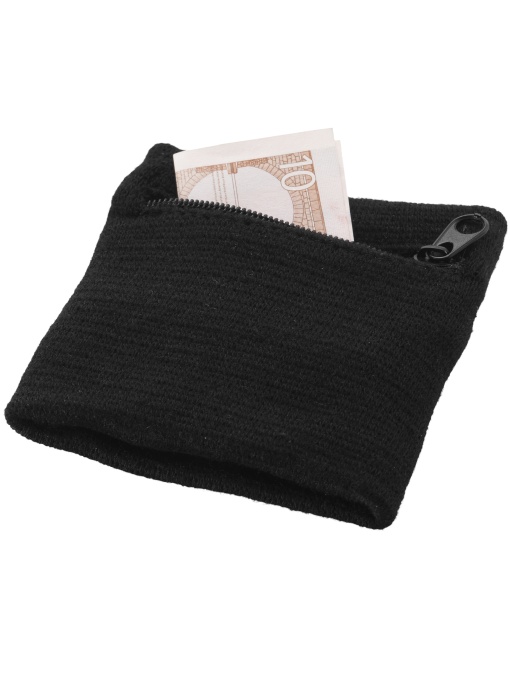 PF™ Brisky performance wristband with zippered pocket
