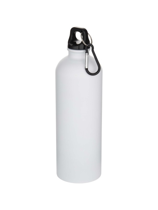 PF™ Oregon sticlă de apă mată 750 ml simplu perete din oțel inoxidabil reciclat RCS cu carabină