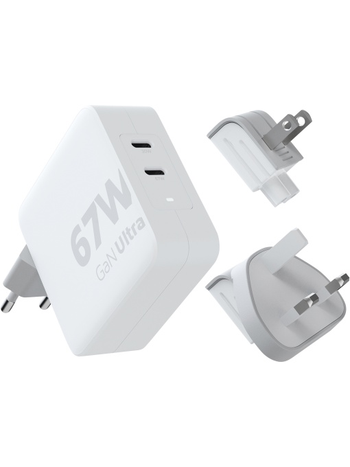 PF™ Xtorm XVC2067 GaN Ultra 67W travel charger with 100W USB-C PD cable
