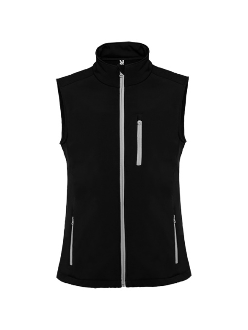 RO™ NEVADA | 2-layer softshell gilet, warm microfleece lining | Shell: 92 % polyester / 8 % elastane; Lining: 100 % extra-warm microfleece polyester | 300 gsm