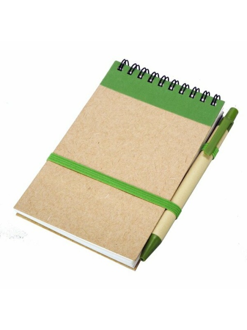 Royal™ KRAFT caiet cu pagini transparente 90×140 / 140 pagini cu pix
