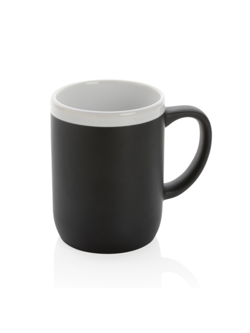 XD™ Ceramic mug with white rim 300ml