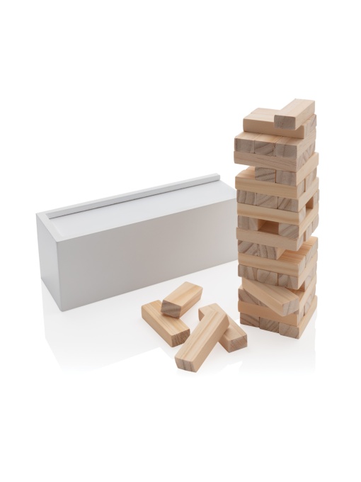 XD™ Deluxe tumbling tower wood block stacking game