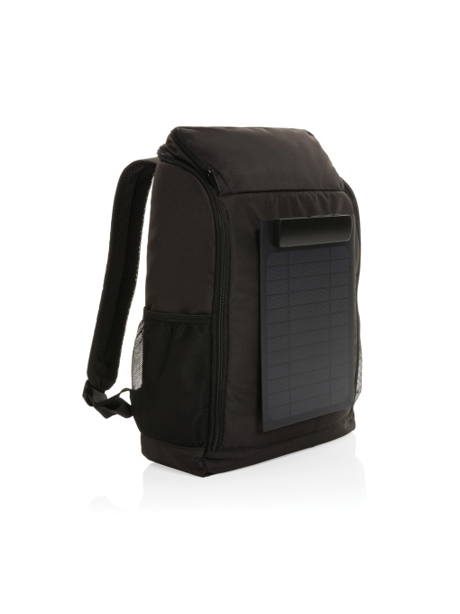 XD™ Pedro AWARE™ RPET deluxe backpack with 5W solar panel