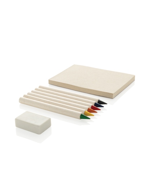 XD™ Set de 6 creioane colorate Micki GRS infinity cu carnet