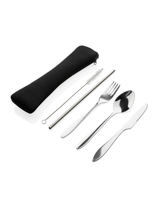 XD™ Set tacâmuri inox reutilizabile 4 buc.