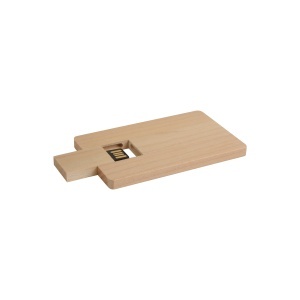 4GB USB flash drive in the shape of a wooden card. Possibility of import upon request - Img 3
