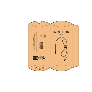 AO Cablu Leibniz rPET. 1 m USB-C la USB-A. Încărcare rapidă