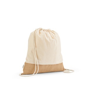 AO Sacoșă de cumpărături Puncak din bumbac 180gsm și iută 275gsm