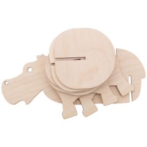 AP Noah - coaster set, hippo - Img 2