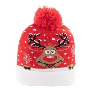 AP Norrsken - Christmas LED winter hat, reindeer - Img 5