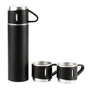 ATTU set of vacuum flask 500 ml and 3 mugs - Img 4