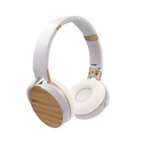 AX™ Căști wireless pliabile, detalii din bambus | Hollie - Img 2