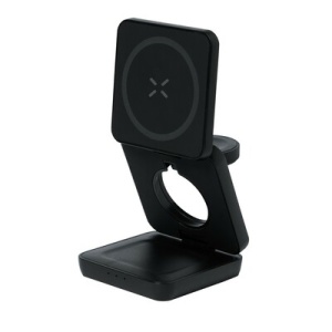 AX™ Încărcător wireless magnetic RABS 15W, 3 în 1, suport pentru telefon