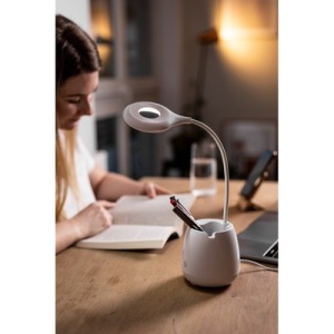 AX™ Lampă de birou, boxă wireless 3W, suport pentru telefon, suport pentru pixuri | Asar - Img 3