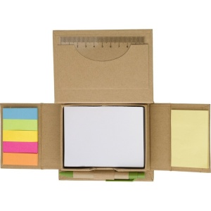 AX™ Memo holder, notebook, sticky notes, ball pen, ruler - Img 5