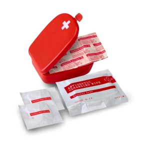 AX First aid kit in plastic case, 5 pcs