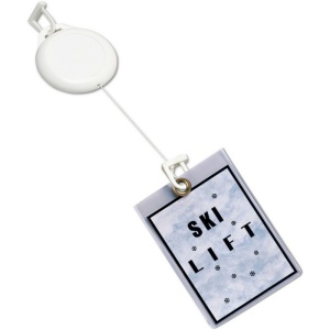 AX Abonament de schi, cablu retractabil aprox. 60 cm