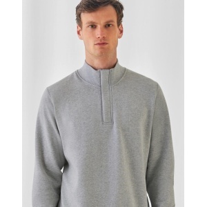 B&C ID.004 Cotton Rich 1/4 Zip Sweat