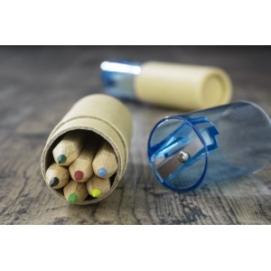 BC Colour pencils 6 pcs with sharpener FARVE - Img 3