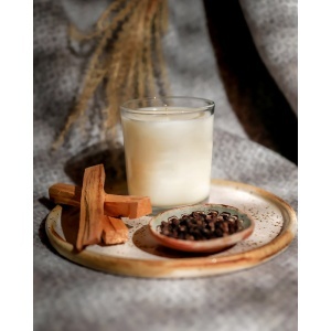 BC Lumânare din ceară de soia 170g - Lemongrass și Ghimbir - VERA YOUNG - Img 2