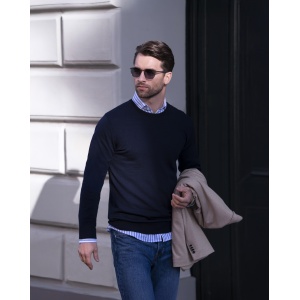 Beaufort Men - Tricotaj extrafin Cashwool® din merinos Material: 257 g/m²