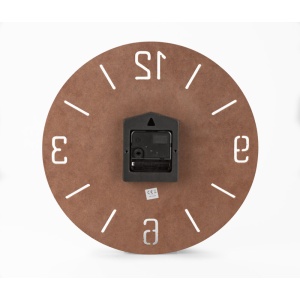 BLUE C™ Wall clock NATURAL
