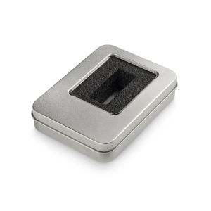BLUE C™ Large tin box for smaller USB flash drives (with inset)