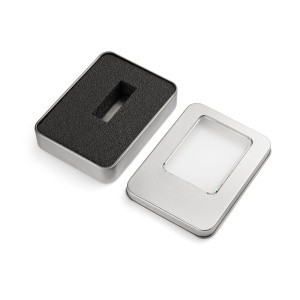 BLUE C™ Large tin box for smaller USB flash drives (with inset)