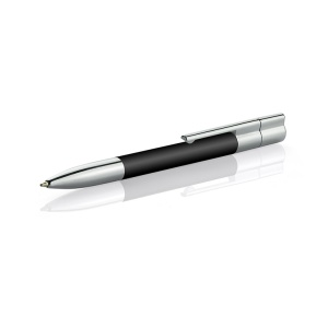 BLUE C™ Ball pen with USB flash drive 8 GB BRAINY