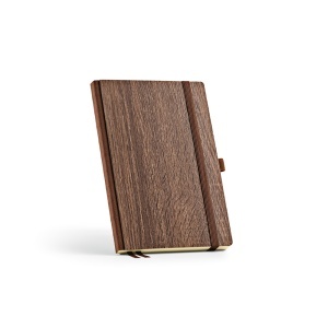AO Caiet Doyle A5 cu copertă pentru cafea. 80 g/m², material reciclat, 196 de pagini.