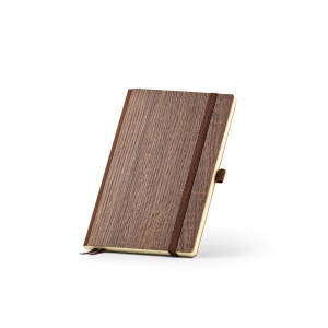 Caiet Steinbeck A5 cu copertă Woodgrain. 70gsm FSC 196 pagini - Img 1