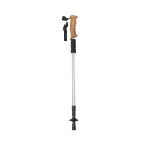 Caterpil - Walking Pole Aluminium/ Cork Foldable. Adjustable Height. Antishock. Snow Accessory. Non-Woven Pouch - Img 1