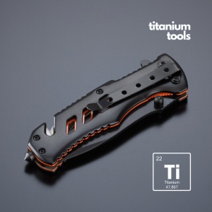 Co™ CUȚIT DE URGENȚĂ DIN OȚEL ACOPERIT CU TITAN OPTIMA