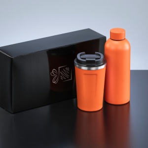 CO Nordic Set: sticlă termică pentru apă 500 ml și cană termică 350 ml
