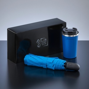 CO Traveller Set: cană termică Nordic 350 ml și umbrelă complet automată