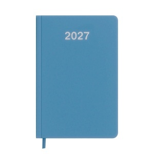 Daily planner 2027. Hard cover in matte laminated cardboard