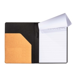 Dosar și organizator A4 pentru cgrese din plută cu elastic, cu bloc pentru 20 de coli - Img 2